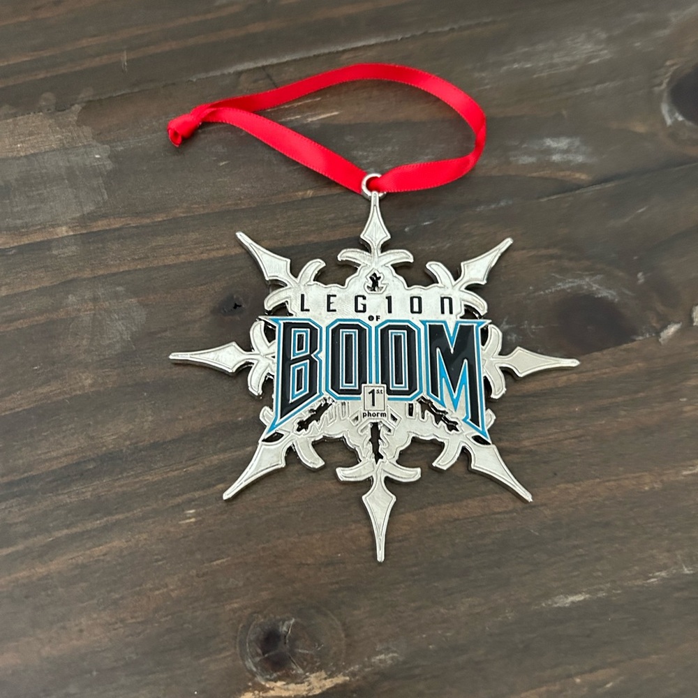 1st Phorm Legion Boom Festive Silver Ornament